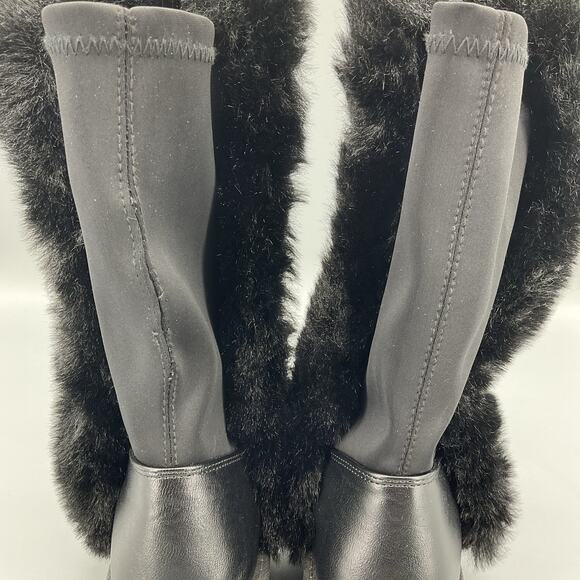 NEW Journee Collection Women’s Cleeo Winter Boots Black Size 7 - Picture 7 of 11